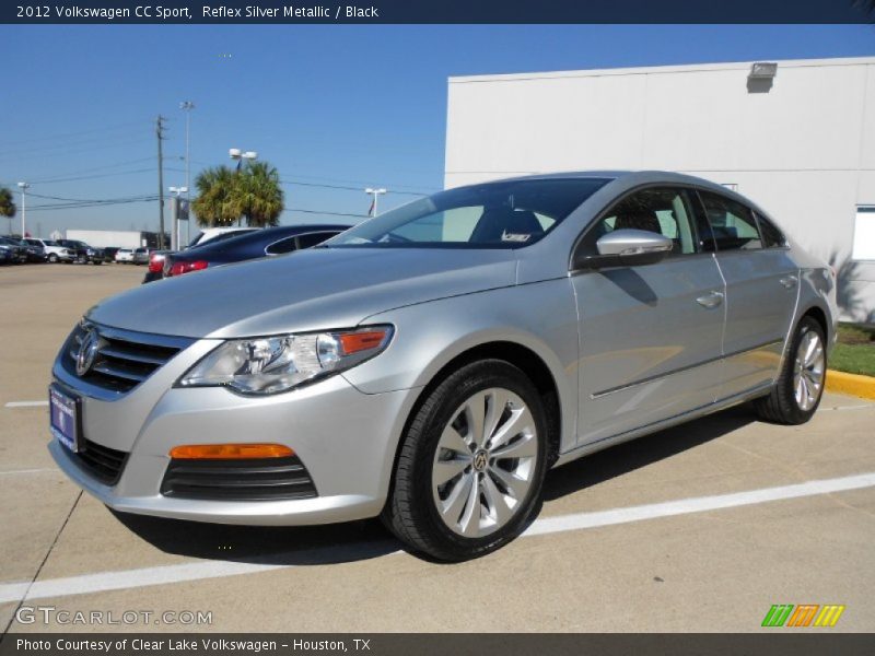 Reflex Silver Metallic / Black 2012 Volkswagen CC Sport