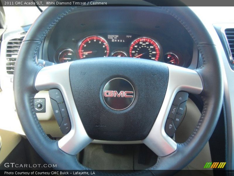 White Diamond Tintcoat / Cashmere 2011 GMC Acadia SLT