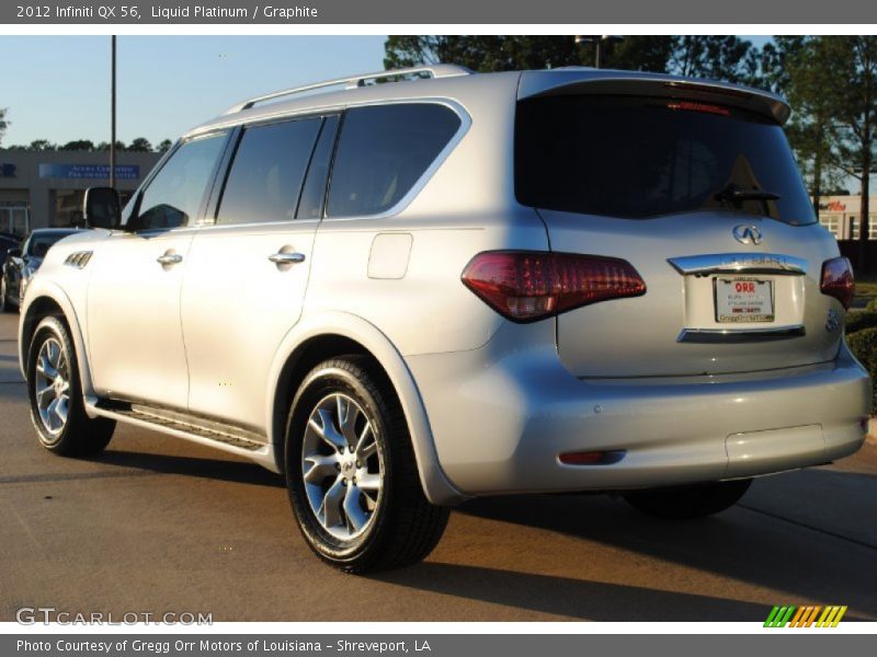 Liquid Platinum / Graphite 2012 Infiniti QX 56