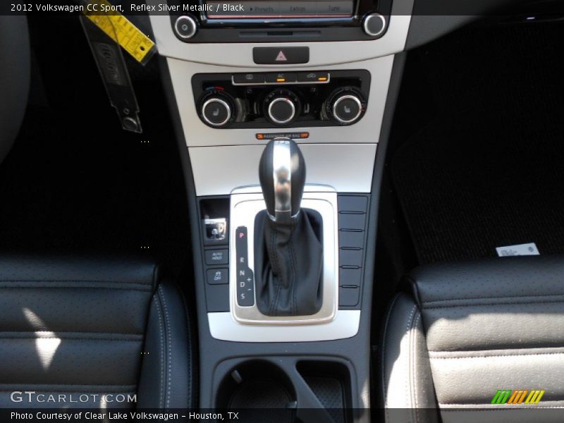 Reflex Silver Metallic / Black 2012 Volkswagen CC Sport