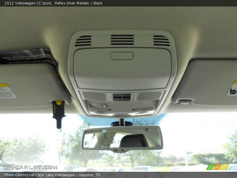 Reflex Silver Metallic / Black 2012 Volkswagen CC Sport