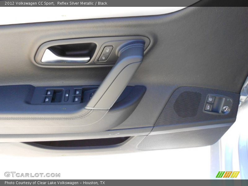 Reflex Silver Metallic / Black 2012 Volkswagen CC Sport