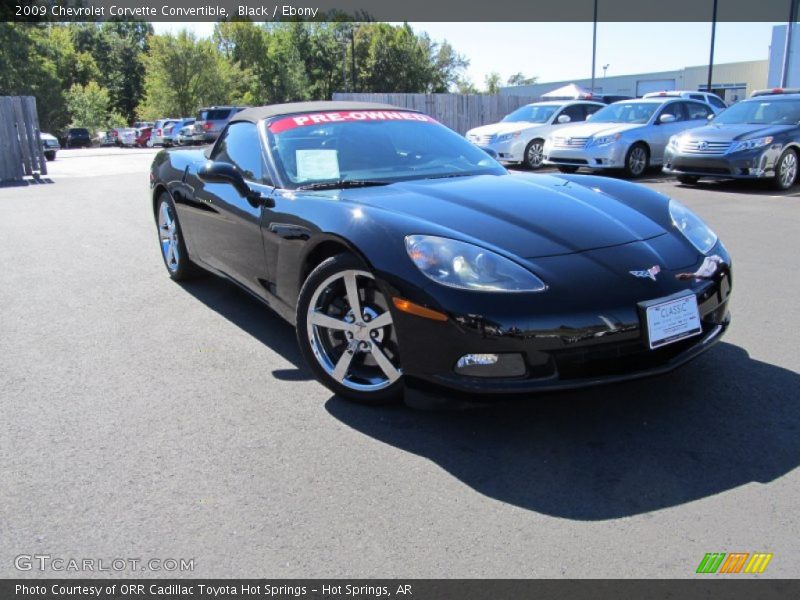 Front 3/4 View of 2009 Corvette Convertible