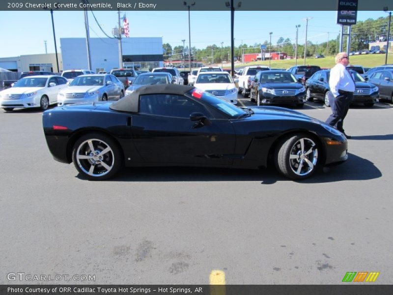 Black / Ebony 2009 Chevrolet Corvette Convertible