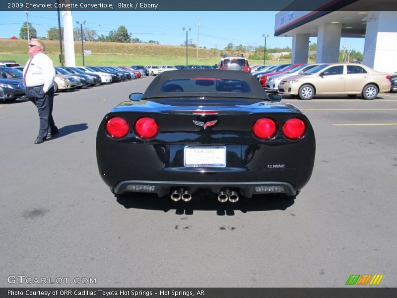 Black / Ebony 2009 Chevrolet Corvette Convertible