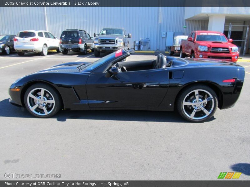  2009 Corvette Convertible Black