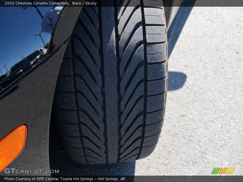 Black / Ebony 2009 Chevrolet Corvette Convertible