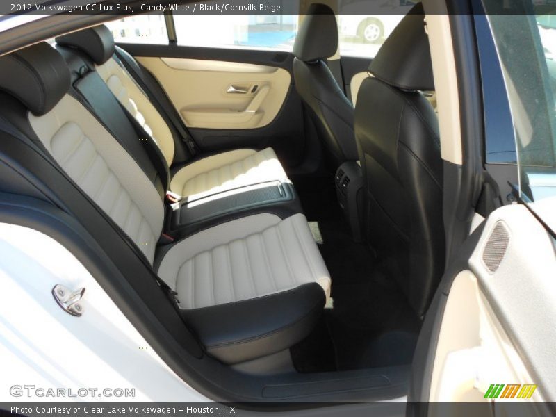 Candy White / Black/Cornsilk Beige 2012 Volkswagen CC Lux Plus