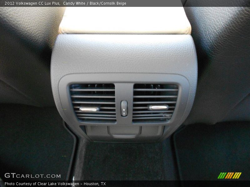 Candy White / Black/Cornsilk Beige 2012 Volkswagen CC Lux Plus