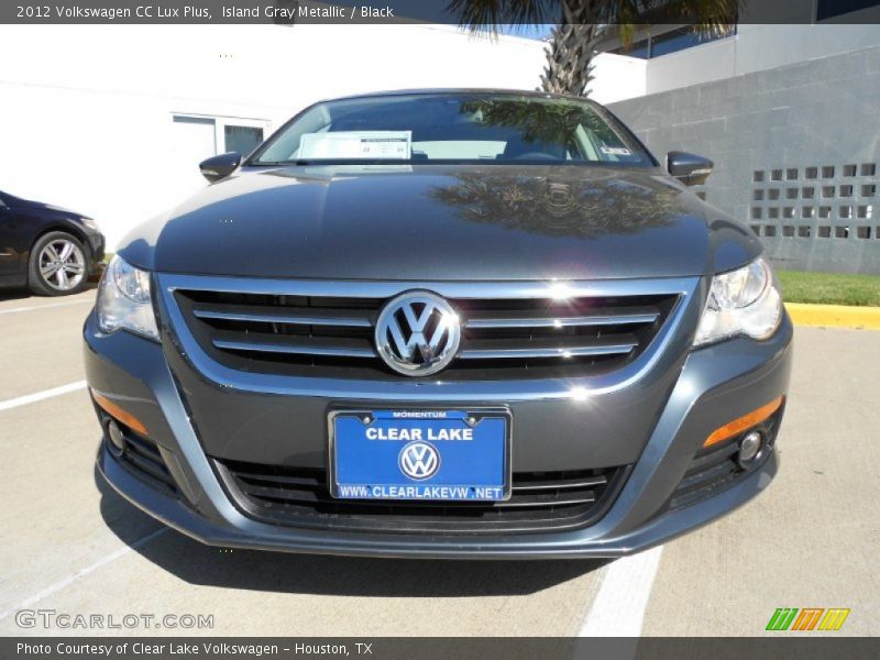 Island Gray Metallic / Black 2012 Volkswagen CC Lux Plus