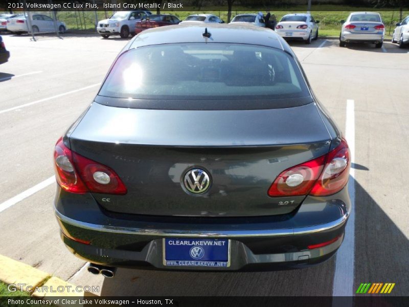 Island Gray Metallic / Black 2012 Volkswagen CC Lux Plus