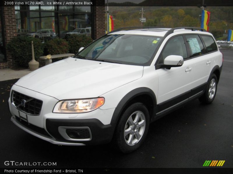 Ice White / Anthracite Black 2008 Volvo XC70 AWD