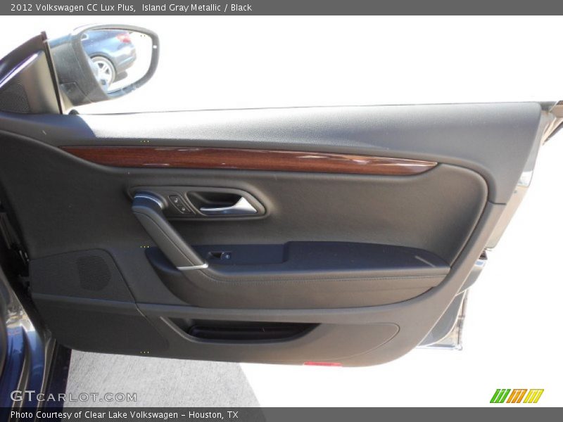Island Gray Metallic / Black 2012 Volkswagen CC Lux Plus