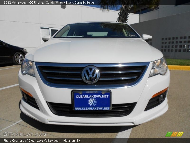 Candy White / Black/Cornsilk Beige 2012 Volkswagen CC R-Line