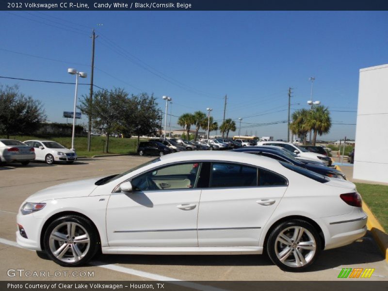 Candy White / Black/Cornsilk Beige 2012 Volkswagen CC R-Line