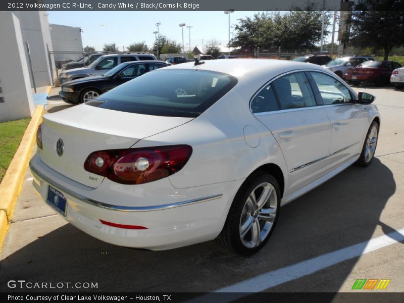 Candy White / Black/Cornsilk Beige 2012 Volkswagen CC R-Line