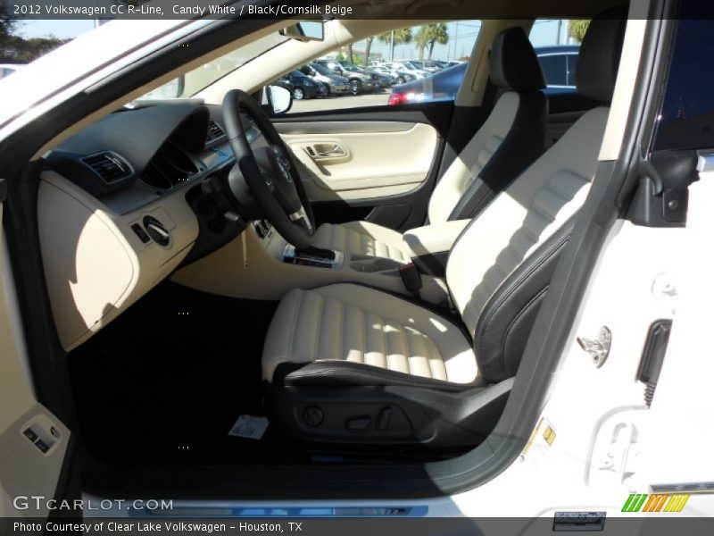  2012 CC R-Line Black/Cornsilk Beige Interior