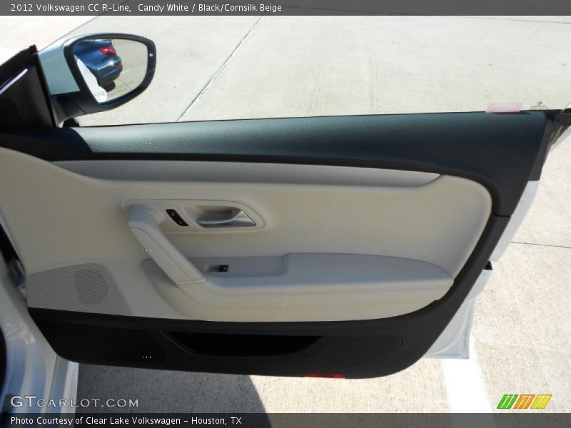 Candy White / Black/Cornsilk Beige 2012 Volkswagen CC R-Line