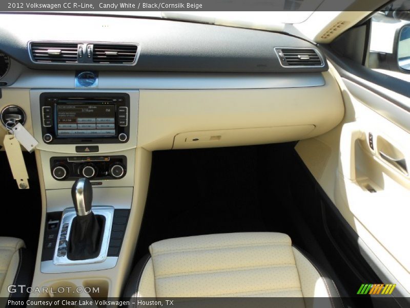 Candy White / Black/Cornsilk Beige 2012 Volkswagen CC R-Line