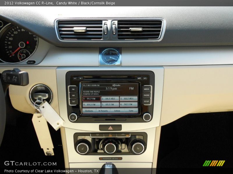 Candy White / Black/Cornsilk Beige 2012 Volkswagen CC R-Line