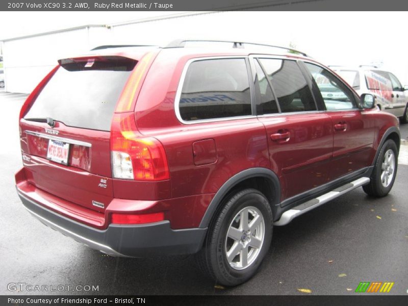 Ruby Red Metallic / Taupe 2007 Volvo XC90 3.2 AWD