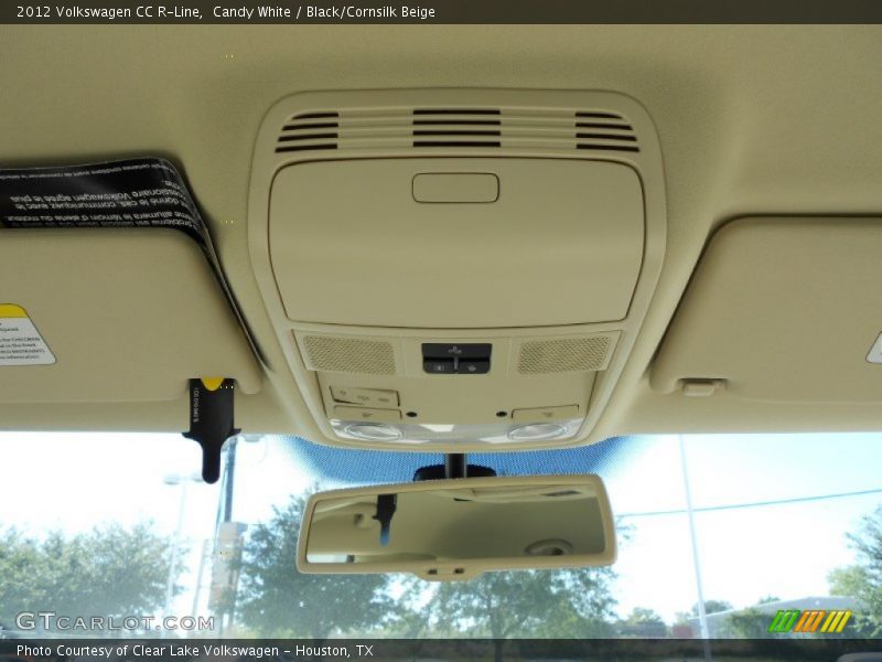 Candy White / Black/Cornsilk Beige 2012 Volkswagen CC R-Line