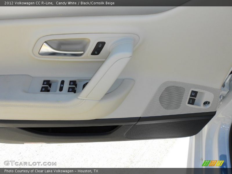 Candy White / Black/Cornsilk Beige 2012 Volkswagen CC R-Line