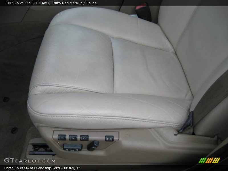 Ruby Red Metallic / Taupe 2007 Volvo XC90 3.2 AWD