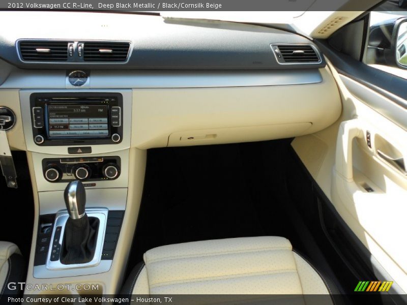 Deep Black Metallic / Black/Cornsilk Beige 2012 Volkswagen CC R-Line