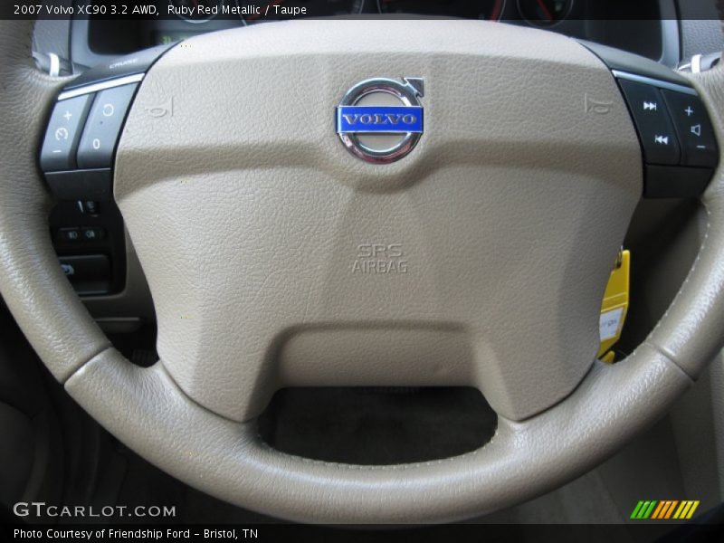 Ruby Red Metallic / Taupe 2007 Volvo XC90 3.2 AWD