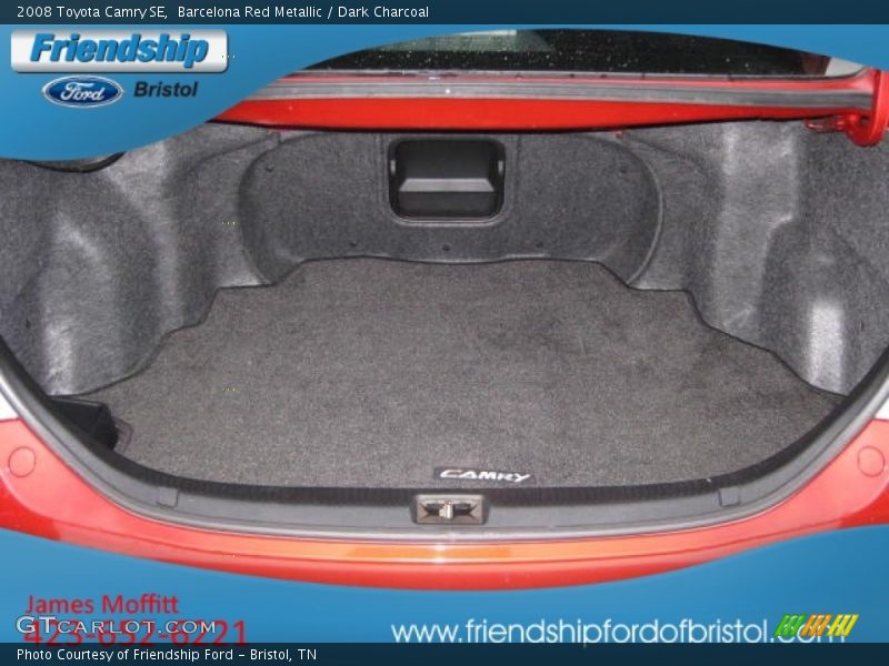 Barcelona Red Metallic / Dark Charcoal 2008 Toyota Camry SE