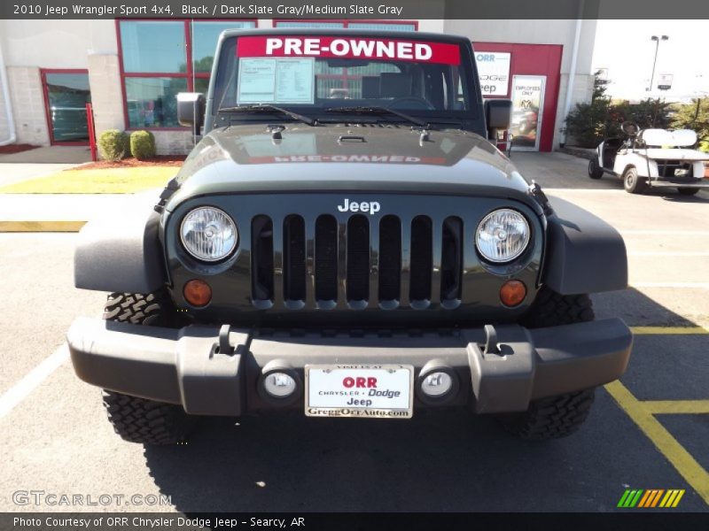 Black / Dark Slate Gray/Medium Slate Gray 2010 Jeep Wrangler Sport 4x4