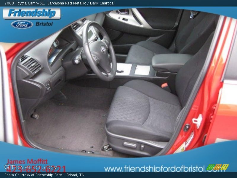 Barcelona Red Metallic / Dark Charcoal 2008 Toyota Camry SE