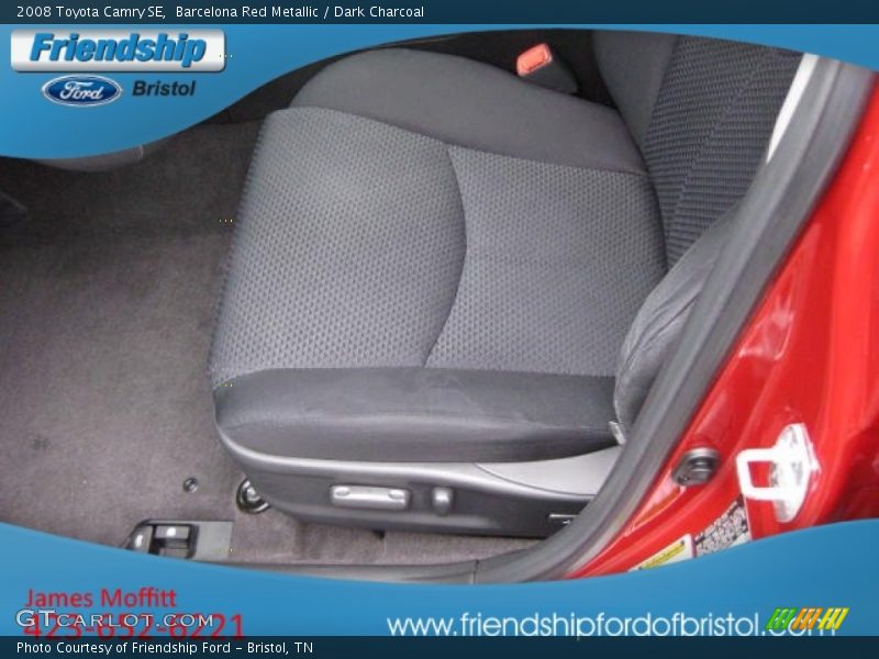 Barcelona Red Metallic / Dark Charcoal 2008 Toyota Camry SE