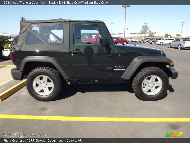 Black / Dark Slate Gray/Medium Slate Gray 2010 Jeep Wrangler Sport 4x4