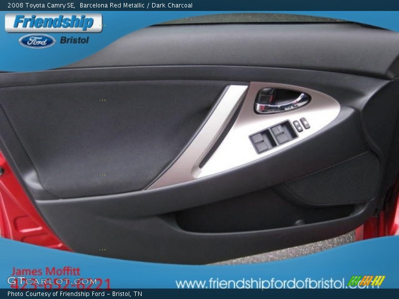 Barcelona Red Metallic / Dark Charcoal 2008 Toyota Camry SE