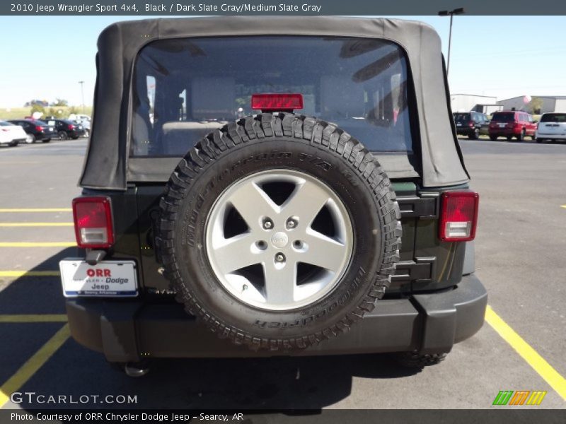 Black / Dark Slate Gray/Medium Slate Gray 2010 Jeep Wrangler Sport 4x4