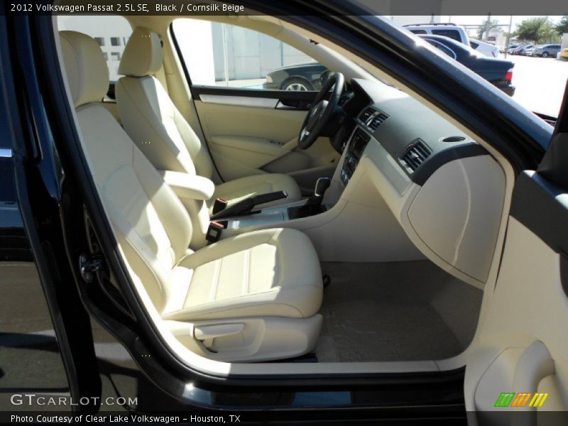 Black / Cornsilk Beige 2012 Volkswagen Passat 2.5L SE