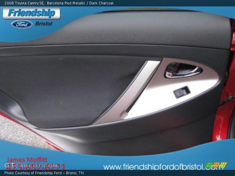 Barcelona Red Metallic / Dark Charcoal 2008 Toyota Camry SE