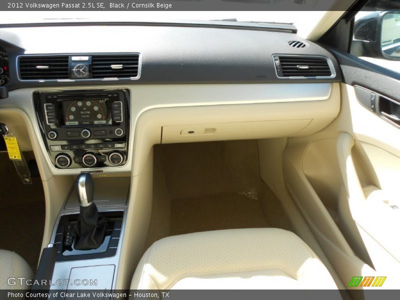 Black / Cornsilk Beige 2012 Volkswagen Passat 2.5L SE