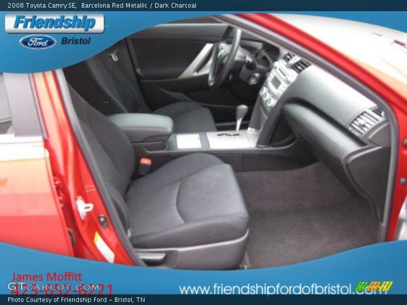 Barcelona Red Metallic / Dark Charcoal 2008 Toyota Camry SE