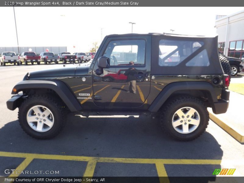 Black / Dark Slate Gray/Medium Slate Gray 2010 Jeep Wrangler Sport 4x4
