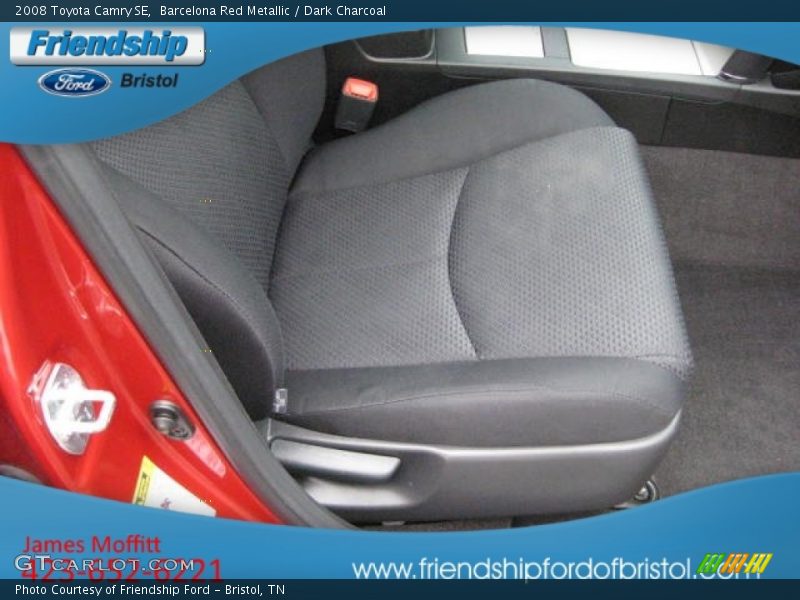 Barcelona Red Metallic / Dark Charcoal 2008 Toyota Camry SE