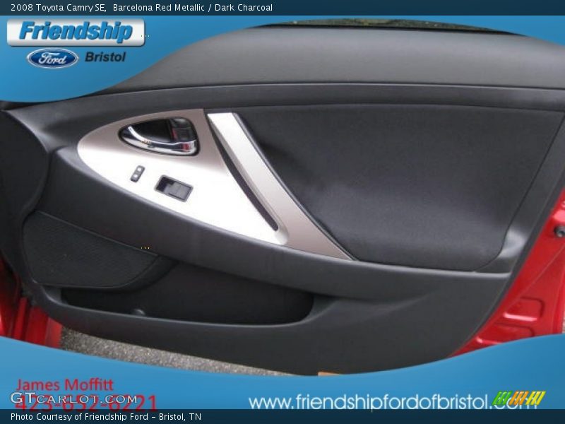 Barcelona Red Metallic / Dark Charcoal 2008 Toyota Camry SE