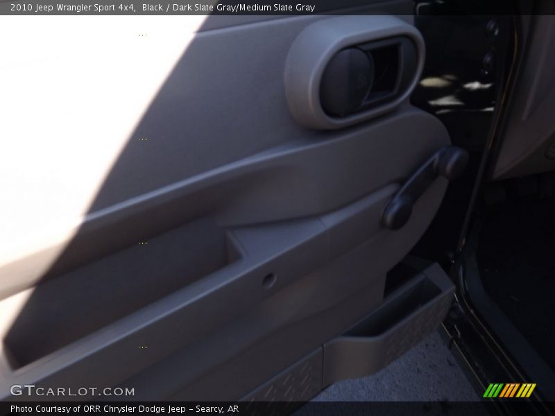 Black / Dark Slate Gray/Medium Slate Gray 2010 Jeep Wrangler Sport 4x4