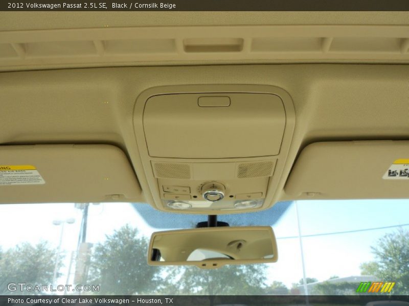 Black / Cornsilk Beige 2012 Volkswagen Passat 2.5L SE