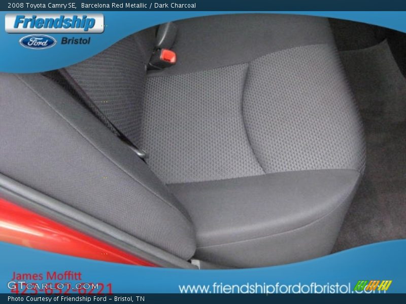 Barcelona Red Metallic / Dark Charcoal 2008 Toyota Camry SE