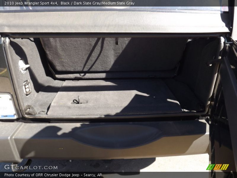Black / Dark Slate Gray/Medium Slate Gray 2010 Jeep Wrangler Sport 4x4