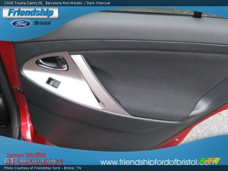 Barcelona Red Metallic / Dark Charcoal 2008 Toyota Camry SE