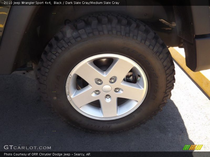 Black / Dark Slate Gray/Medium Slate Gray 2010 Jeep Wrangler Sport 4x4